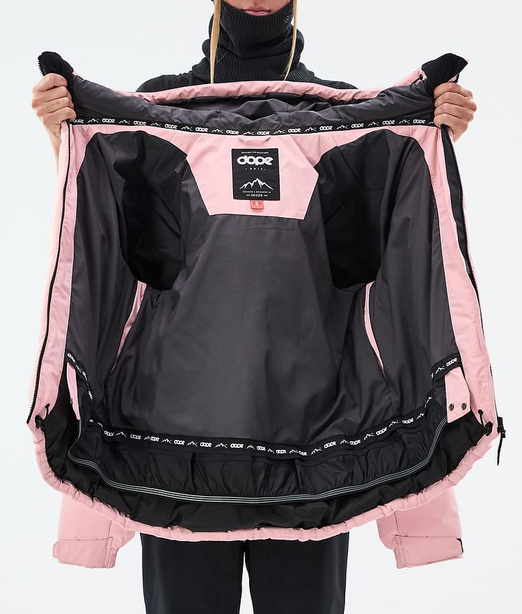 Dope Puffer W Full Zip Ski Jacket Women Soft Pink, Image 9 of 9