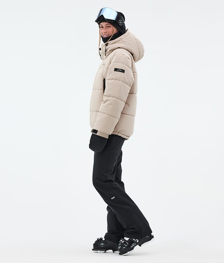 Dope Puffer W Full Zip Ski Jacket Women Sand, Image 4 of 9