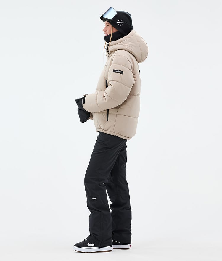 Dope Puffer W Full Zip Snowboard Jacket Women Sand, Image 4 of 9