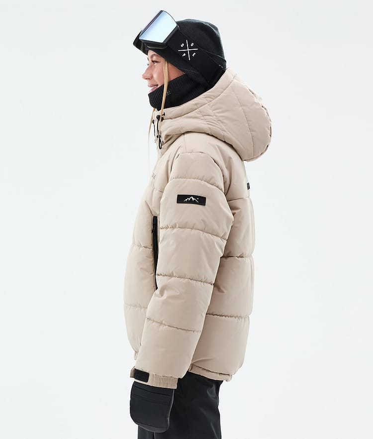 Dope Puffer W Full Zip Ski Jacket Women Sand, Image 6 of 9
