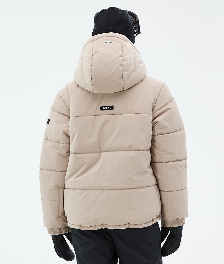 Dope Puffer W Full Zip Ski Jacket Women Sand, Image 7 of 9