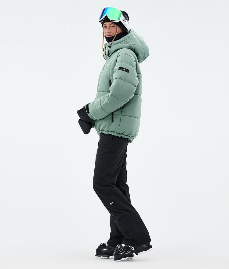 Dope Puffer W Full Zip Ski Jacket Women Faded Green, Image 4 of 9