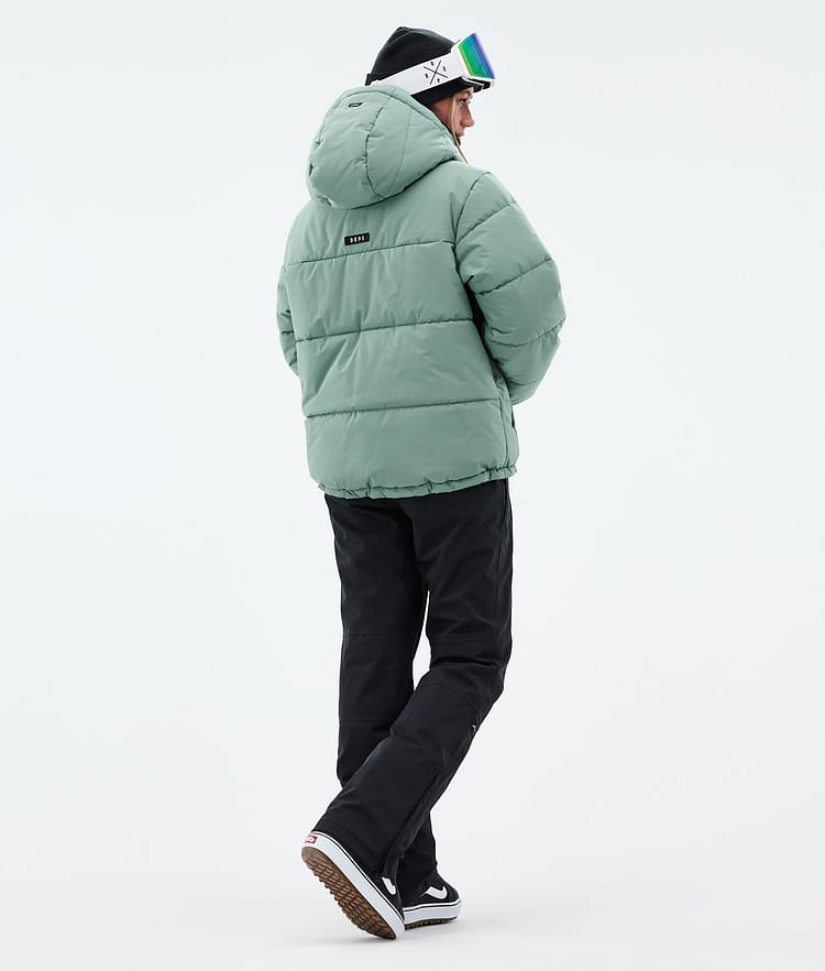 Dope Puffer W Full Zip Snowboard Jacket Women Faded Green, Image 5 of 9