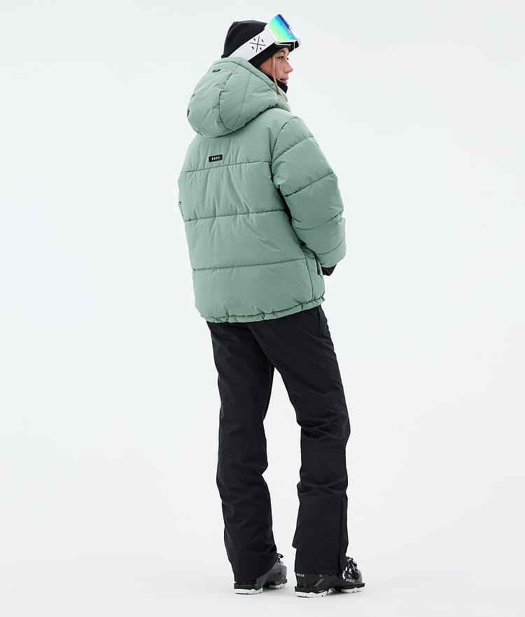 Dope Puffer W Full Zip Ski Jacket Women Faded Green, Image 5 of 9