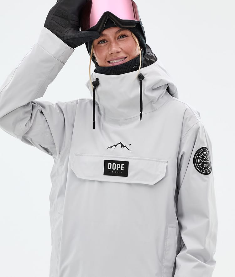 Dope Blizzard W Snowboard Jacket Women Light Grey, Image 2 of 9