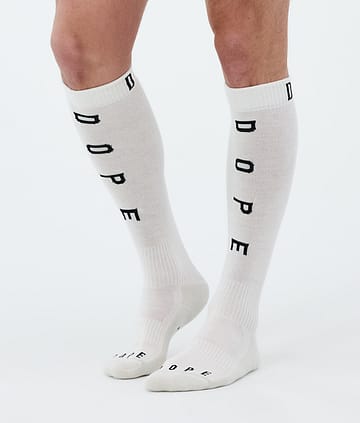 Dope Essential Ski Socks White