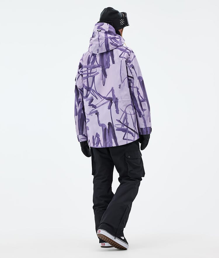 Dope Adept W Snowboard Outfit Women Scribble Purple/Black, Image 2 of 2