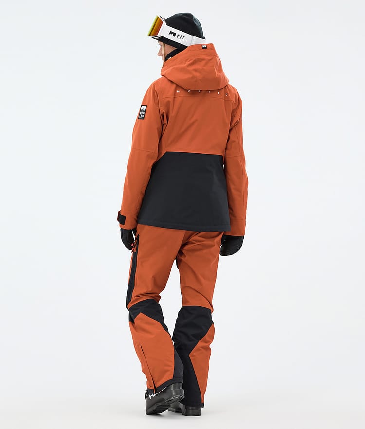 Montec Moss W Ski Outfit Women Burned Orange/Black, Image 2 of 2