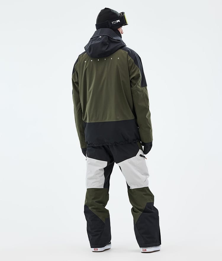 Montec Morpheus Snowboard Outfit Men Black/Olive Green/Light Grey, Image 2 of 2